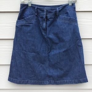 Ann Taylor Denim Straight Pencil Skirt 2
